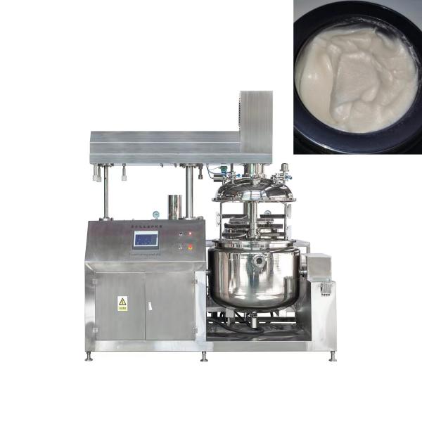 Buy cheap 304/316L mixing tank vacuum liquid emulsify homogenizer tank with electric heating body lotion face cream making machine from wholesalers