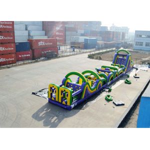 Buy cheap Radical Run Extreme Inflatable Obstacle Challenges , Inflatable Slide Run from wholesalers