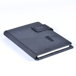 Buy cheap Soft Pu Leather Business Notebook , Customized Power Bank Notebook from wholesalers