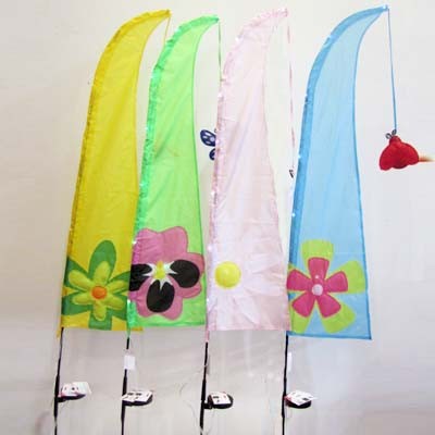 Quality Holiday Spring Solar LED Garden Flag Flowers for sale