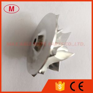 Buy cheap KP35 5+5 blades 29.60/41.00mm high performance turbo Billet/milling/aluminum 2618 compressor wheel from wholesalers