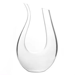 Buy cheap 1.6 L Crystal Glass Red Wine Decanter Unique U Shape Wine Carafe Decanter from wholesalers