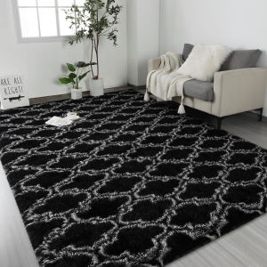 Buy cheap Travel Fluffy Geometric Rug for Kids Nursery Non Slip Modern Area Carpet Made of Polyester from wholesalers