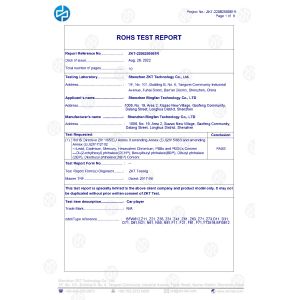 Shenzhen Bingfan Technology Co., Ltd Certifications