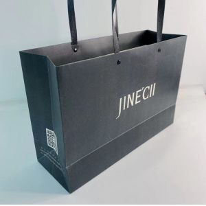 Matt Laminated Kraft Paper Shopping Bags With Handle Offset Printings