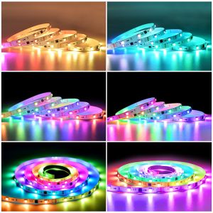 Symphony SMD 5050 RGB LED Strip 12V 5m Thickened Double Sided Film Panel