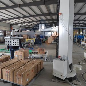 Buy cheap Robotic Palletizer Depalletizing with Robotic Programming Language Using Air 6-7 Kg from wholesalers