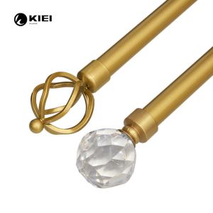 Buy cheap Golden 28mm 25mm Metal Telescopic Rods Classical Style from wholesalers