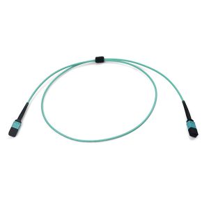 MTP PC- MTP PC Truck Patch Cable for Date center 12core OM3 OM4 Aqua 3.0mm