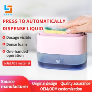Buy cheap ROSH Foam Soap Pump Dishwasher Soap Dispenser With Sponge Holder from wholesalers