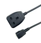 Buy cheap IEC C14 To 1 Way UK Socket Extesion Cord 13 A 250V UK Electric Extension Ac Power Cables from wholesalers