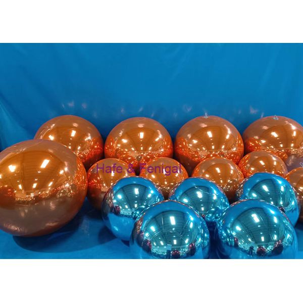 Creative custom inflatable mirror balloons, available in gold, silver, and other
