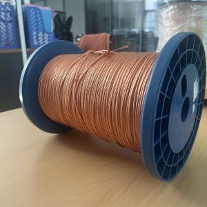 Buy cheap 0.03 X 2000 Strands Twisted High Frequency Enameled Copper Litz Wire For Transformer from wholesalers