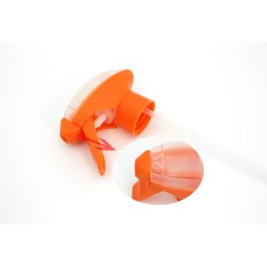 Orange HDPE 500ml Home Plastic Trigger Spray Bottles