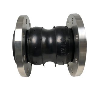 Buy cheap SS304 Flange Double Sphere Rubber Expansion Joint DIN Manufacturers Waterproof from wholesalers