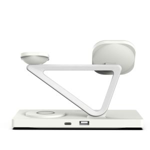 Buy cheap All In One Samsung Smartwatch Charger Smart Watch 15W Wireless Charger Black And White from wholesalers