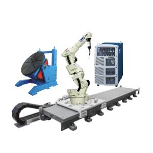 Buy cheap automatic welding robot OTC FD-V6S 7axis welding robot arm with DM500 robotic welding machine and CNGBS linear tracker from wholesalers