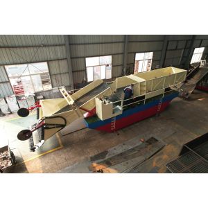 Buy cheap 15.5mx6.52x3 M Water Grass Lake Weed Harvester With Hydraulic Motor And Diesel Power from wholesalers