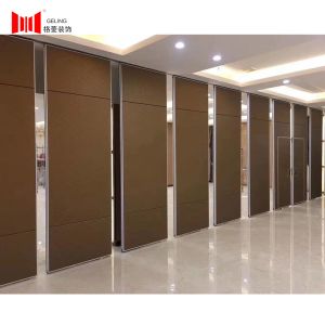 Buy cheap Leather Surface Modular Partition Wall 40db Soundproof Retractable Wall from wholesalers