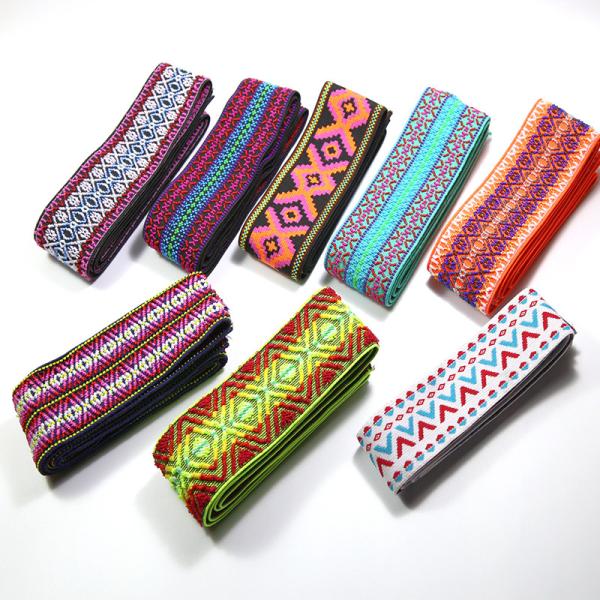 Buy cheap Retro Striped Jacquard Ribbon for Garment Underwear Waistband Vintage Jacquard Elastic Band from wholesalers