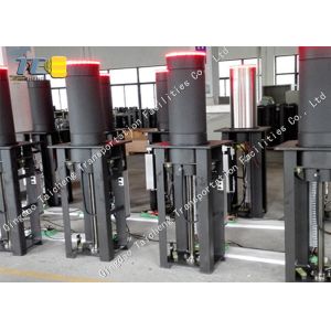 Buy cheap Steel Hydraulic Bollard System Telescopic Security Post With Red LED Light from wholesalers