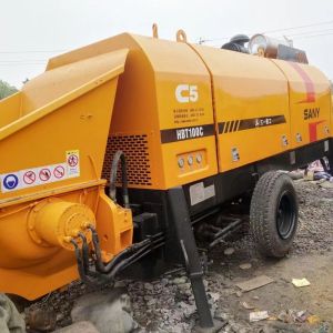 Buy cheap 2018 Sany Heavy Industry HBT100C-1818D Used Concrete Trailer Pump from wholesalers
