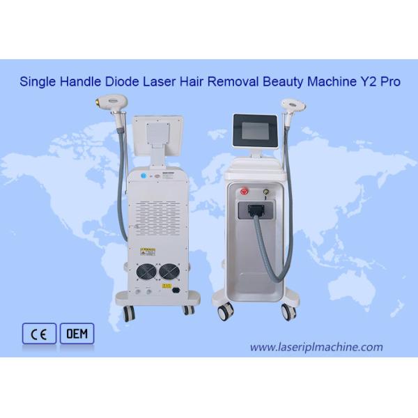 Quality White 100-600ms 808 Diode Laser Hair Removal Beauty Machine for sale