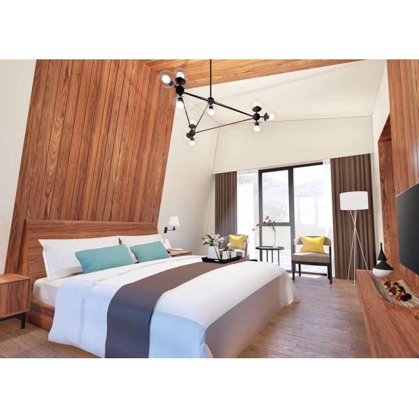 Quality Luminous Luxury Prefabricated Houses  , Brown Light Wood Portable Modular Homes for sale