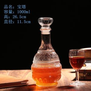 Buy cheap 500ml 800ml 1000ml Glass Vodka Decanter Made with Environmental Protection in Mind from wholesalers