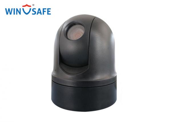 Quality WaterProof Black Rugged PTZ Camera Analog 360 Degree Small Size For Police Car for sale
