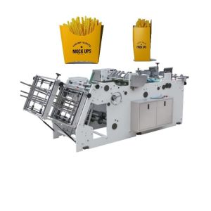 Buy cheap Three Dimensional Hamburger Box Making Machine PLC Control from wholesalers