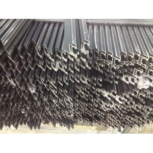 Buy cheap Black Oxidation Solar Panel Pole Mount / Solar Frames Aluminum Extrusions With 45° Beveling from wholesalers