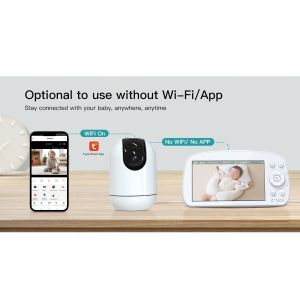 Buy cheap WiFi Baby Monitor with App 1080p HD Two-Way Audio Motion Detection from wholesalers