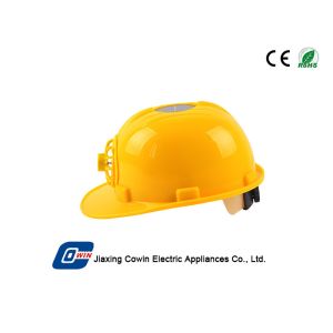 Buy cheap Adjustable Size Solar Panel Helmet With High Wind Fan Easy Operated product