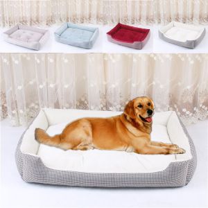 Buy cheap Rectangle Polyester Removable XL Dog Bed Plush Pet Beds from wholesalers