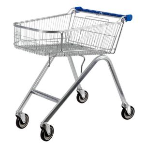 Buy cheap American Style 71L UK Shopping Cart With Base Grid , Grocery Shopping Trolley product