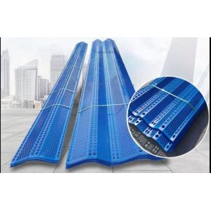 Mesh Construction 1.0mm Windbreak Fence Panels Electrostatic Powder Spraying