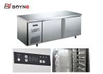 Buy cheap Ventilated Salad Working Bench Three Doors 304 Stainless Steel Fridge commercial kitchen use from wholesalers