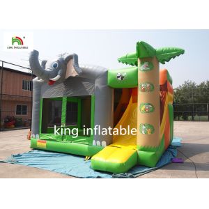 Outside PVC Tarpaulin Inflatable Jumping Castle With Digital Printing