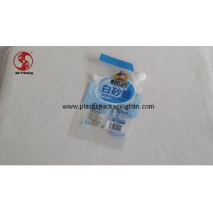 Buy cheap Transparent Custom Printed Spout Bags with PET + VMPET + LLDPE / CPP Structure product