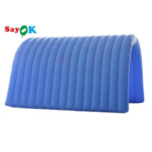 Buy cheap Navy Blue Custom Inflatable Tunnel 5x5x3mH Inflatable Football Entrance from wholesalers
