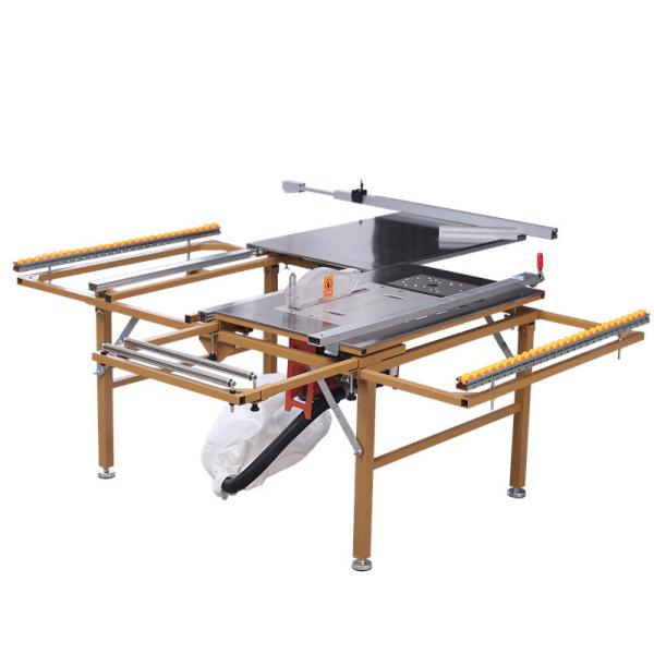 Quality 1600w 2600w Precision Wood Cutting Sliding Table Saw Machine With Liftable Saw Head for sale