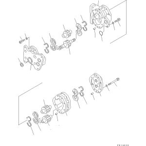 Buy cheap 704-71-44060 For Komatsu Bulldozer  D375A-6 D375A-5  Hydraulic Main Pump  Original WORK EQUIPMENT PUMP from wholesalers