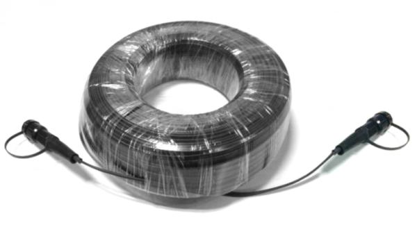 FTTH Drop Cable Patchcord G657A1 LZOH SC/APC-SC/APC, 3.0*2.0mm, Non Messenger