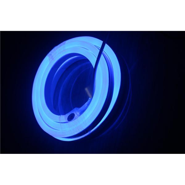 Quality 164ft spool 24V 14x26mm Brightest blue led neon flex ip68 2835 smd led neon for sale