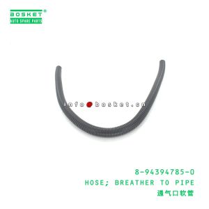 8-94394785-0 FRR Isuzu Engine Parts Breather To Pipe Hose 8943947850