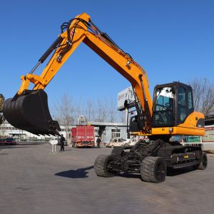 30MPa Wheel Crawler Excavator Simple Structure Crawler Mounted Hydraulic