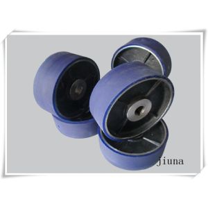 Buy cheap Tear Resistant Customized Polyurethane Wheels Low Compression Set Cut from wholesalers
