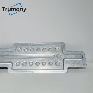 Buy cheap High Toughness Silver Aluminum Liquid Cooling Plate With Good Air Tightness For EV BESS from wholesalers