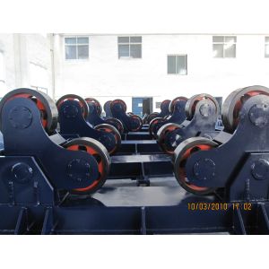 150 Tons Heavy Duty Pipe Rollers Siemens VFD Control Linear Speed 1000 mm/min